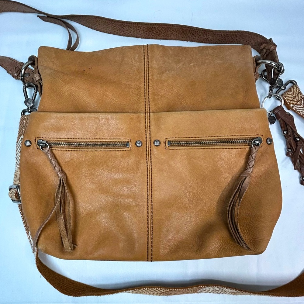 The Sak Ashland Bucket Bag Brown Leather Crossbody - Picture 2 of 16
